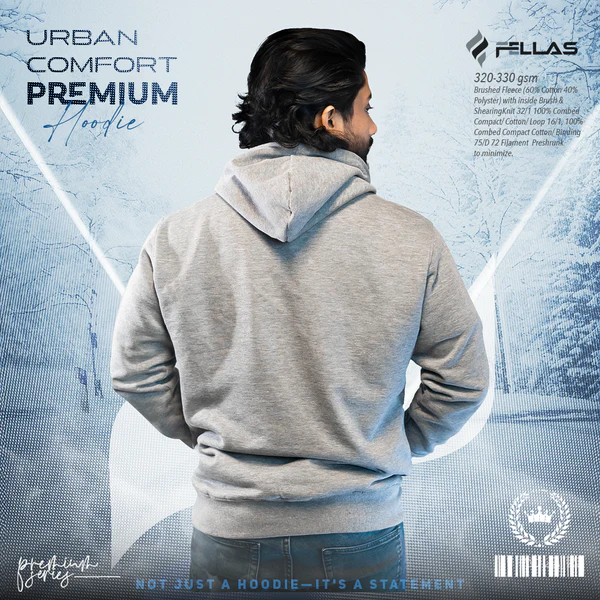 Fellas Premium Hoodie- Grey
